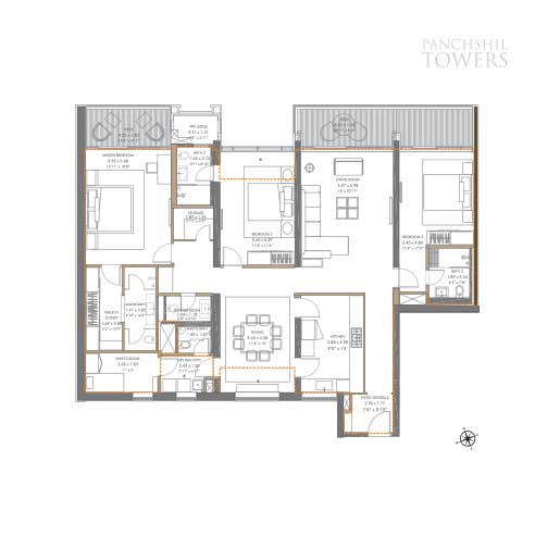 Tower A & B Typical Apartment